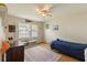 Bedroom with natural light from windows and a ceiling fan at 2785 Fontainebleau Dr, Dunwoody, GA 30360