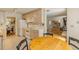 Open concept kitchen featuring wood cabinets, stainless steel refrigerator, and an eat in area at 2785 Fontainebleau Dr, Dunwoody, GA 30360