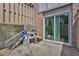 Enclosed patio featuring a sliding glass door, great for outdoor relaxation and privacy at 1150 Rankin St # 19O, Stone Mountain, GA 30083