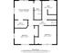 Third floor layout showcasing two bedrooms, two bathrooms and a primary bedroom with walk-in closet at 3019 Haverford Se Ln, Marietta, GA 30067