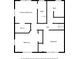 Third floor layout showcasing two bedrooms, two bathrooms and a primary bedroom with walk-in closet at 3019 Haverford Se Ln, Marietta, GA 30067