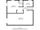 Basement layout featuring a bedroom, bathroom, laundry area and open basement space at 3019 Haverford Se Ln, Marietta, GA 30067