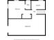 Basement floorplan featuring a bedroom, bathroom, laundry area and open basement space at 3019 Haverford Se Ln, Marietta, GA 30067