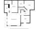 Layout of the basement floor showing the recreation room, office, bedroom, bathroom and storage at 49 Timberlake Ne Cv, Cartersville, GA 30121