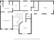 Layout of the second floor showing the primary bedroom, other bedrooms, laundry and bathrooms at 49 Timberlake Ne Cv, Cartersville, GA 30121