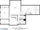 Basement floor plan featuring a recreation room, bedroom, bathroom and wet bar at 530 Veranda Ct, Alpharetta, GA 30009