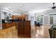 Modern kitchen featuring stainless steel appliances, wood cabinets and black granite countertops at 1255 Beech Haven Ne Rd, Atlanta, GA 30324