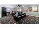 Well-equipped home theater with comfortable seating and movie posters at 1255 Beech Haven Ne Rd, Atlanta, GA 30324