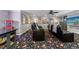 Home theater room with movie themed carpet and snack bar at 1255 Beech Haven Ne Rd, Atlanta, GA 30324