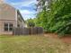 Fenced backyard with a view of the property at 44 Trailview Ln # 78, Hiram, GA 30141