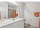 A bright bathroom with an extended vanity and shower and tub combination at 631 Avondale Creek Dr, Decatur, GA 30032