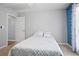 Bedroom showcasing neutral walls, soft carpet, and a comfortable bed at 174 Saint Georges Ct, Suwanee, GA 30024