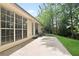 A view of the patio next to the house at 174 Saint Georges Ct, Suwanee, GA 30024