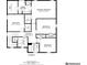 Second floor layout featuring primary bedroom with bath, additional bedrooms and closets at 4230 Old Cherokee St, Acworth, GA 30101