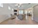 Cozy living room features a fireplace, hardwood floors, and ample natural light at 4230 Old Cherokee St, Acworth, GA 30101