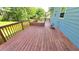 Spacious wooden deck perfect for outdoor entertaining and enjoying the serene backyard view at 4905 Puritan Dr, Sugar Hill, GA 30518