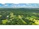 Panoramic aerial showcasing the surrounding natural beauty at 10975 Hutcheson Ferry Rd, Chattahoochee Hills, GA 30268