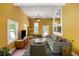 Bright living room with large windows, comfortable seating, modern furnishings, and decorative accents at 10975 Hutcheson Ferry Rd, Chattahoochee Hills, GA 30268