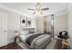 Bright bedroom with dark wood floors, neutral walls and decor, and lots of natural light at 1280 W Peachtree Nw St # 1013, Atlanta, GA 30309