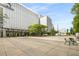 Exterior of the High Museum of Art with architectural details and a plaza with seating in front at 1280 W Peachtree Nw St # 1013, Atlanta, GA 30309