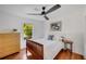 Bedroom with hardwood floors, natural light, and a ceiling fan at 1380 Heritage Glen Dr, Marietta, GA 30068