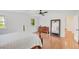 This bedroom boasts hardwood floors and natural light at 1380 Heritage Glen Dr, Marietta, GA 30068