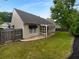 Fenced backyard with lawn and covered patio space perfect for outdoor enjoyment at 2586 Gristhaven Ln, Buford, GA 30519