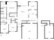 Detailed floor plan of the house showcasing the layout of rooms on floor one and two at 2586 Gristhaven Ln, Buford, GA 30519