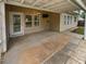 Covered patio for entertaining at 2586 Gristhaven Ln, Buford, GA 30519