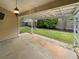 Covered patio overlooks the private backyard at 2586 Gristhaven Ln, Buford, GA 30519