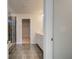 Main bathroom featuring a walk-in shower, double sink vanity, and walk-in closet at 124 Dalston Cv, Stockbridge, GA 30281