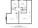 Detailed second floor plan showing bedroom and attic layouts and dimensions at 753 Cambron Commons Trce, Suwanee, GA 30024