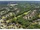 Aerial view of a neighborhood with golf course at 1348 Bridgemill Ave, Canton, GA 30114