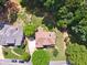 Beautiful birds eye view of house with a fenced in backyard at 1348 Bridgemill Ave, Canton, GA 30114