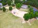 Aerial view of the community playground, featuring open space and play equipment at 1348 Bridgemill Ave, Canton, GA 30114