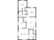 Detailed second floor plan showcasing the layout of the home at 140 Racine Sw St, Atlanta, GA 30314