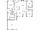 Layout of this home with primary bedroom, kitchen, living room, two additional bedrooms and garage at 5791 Epping Ct, Douglasville, GA 30135