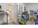 Large walk-in closet leading to bathroom, featuring ample shelving and storage space at 5791 Epping Ct, Douglasville, GA 30135