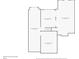 Floor plan showcasing the layout of the home's basement with an unfinished layout at 10350 Alvin Rd, Johns Creek, GA 30022
