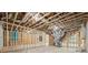 Unfinished basement with visible ductwork and utility connections awaiting personalization at 10350 Alvin Rd, Johns Creek, GA 30022