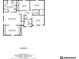 A detailed second floor plan displaying bedrooms, bathrooms, and an exercise room layout at 260 Roberts Rd, Suwanee, GA 30024