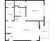 Detailed floor plan showing layout of the property, including kitchen, living room, bedroom, and balcony at 904 Bridge Se Ln, Smyrna, GA 30082