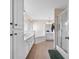 Bright bathroom featuring a bathtub, shower, and white vanity with dual sinks at 100 Gum Creek Lndg, Oxford, GA 30054