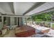 Outdoor patio showcasing a covered space, hot tub and access to backyard at 1095 Dallas Nebo Rd, Dallas, GA 30157