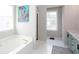 Bathroom with tub and step-in shower at 3514 Ethridge Nw Ln, Kennesaw, GA 30144