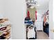 Walk-in closet with metal shelving, clothing racks, and dresser at 3514 Ethridge Nw Ln, Kennesaw, GA 30144