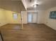 Finished basement area with light-colored walls and outdoor access at 4718 City View Dr, Forest Park, GA 30297