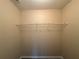 Empty closet with wire shelving; ample storage space for clothes and accessories at 257 Juliet Dr, Hampton, GA 30228
