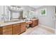 Elegant bathroom featuring double vanities and modern fixtures at 66 Mobile Ne Ave, Atlanta, GA 30305