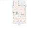 Detailed floor plan showcasing the layout of the kitchen and living spaces at 66 Mobile Ne Ave, Atlanta, GA 30305